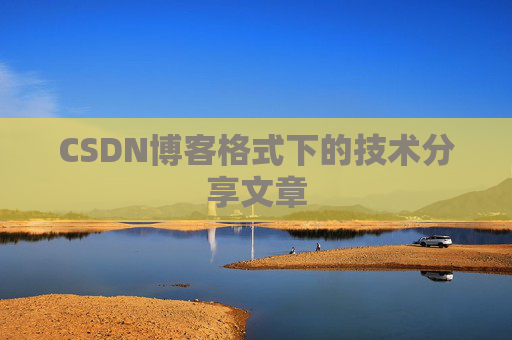 CSDN博客格式下的技术分享文章